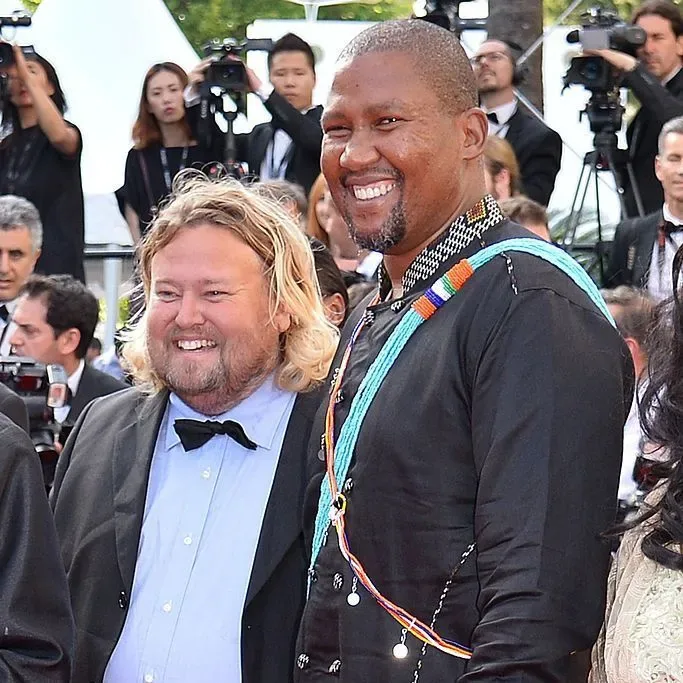 Mandla Mandela with Richard Nilsson