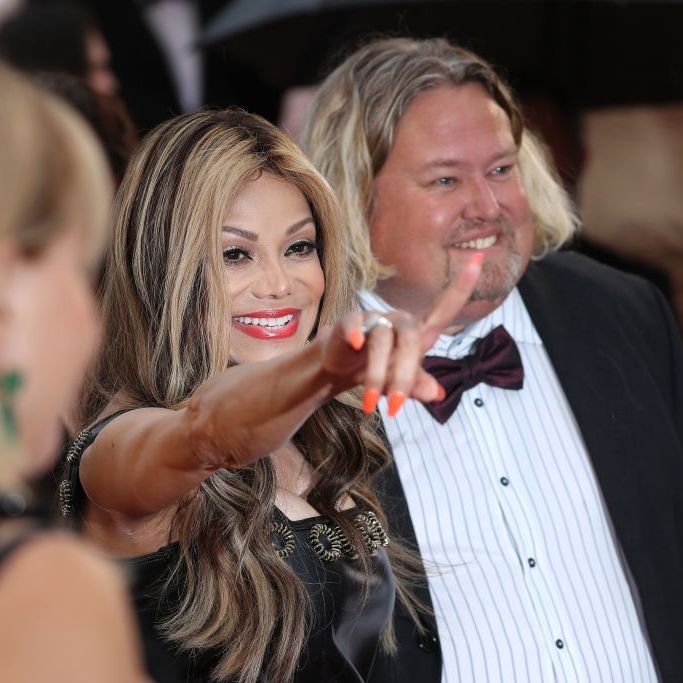 La Toya Jackson with Richard Nilsson